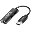 Adapter USB-C - USB-C/Jack 3.5 mm ARKS Czarny