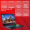 Laptop PREDATOR Helios 300 PH315-55 15.6" IPS 165Hz i7-12700H 16GB RAM 512GB SSD GeForce RTX3060 Windows 11 Home Pamięć podręczna 24MB Cache