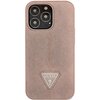 Etui GUESS Saffiano Triangle Logo do Apple iPhone 13 Pro Różowy