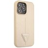 Etui GUESS Saffiano Triangle Logo do Apple iPhone 13 Pro Beżowy Kompatybilność Apple iPhone 13 Pro