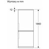 Lodówka BOSCH KGN367LDF No Frost 186cm Inox Wyświetlacz Tak