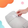 Poduszka do krzesełka KINDERKRAFT Enock (2 sztuki) Szary Materiał wykonania Poliester