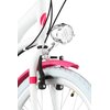 Rower młodzieżowy INDIANA Moena 24 cale dla dziewczynki Biały Przerzutka tylna marka Shimano
