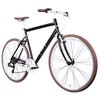 Rower miejski MBM Life Hybrid City Trekking 21B M23 28 cali męski Czarny