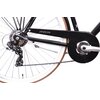 Rower miejski MBM Boulevard 6B M20 28 cali męski Czarny Wyposażenie Bagażnik