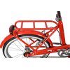 Rower miejski z koszykiem MBM Angela 1S 20 cali Czerwony Wyposażenie Błotniki