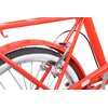 Rower miejski z koszykiem MBM Angela 1S 20 cali Czerwony Wyposażenie Karta gwarancyjna