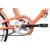 Rower miejski z koszykiem MBM Angela 1S 20 cali Pomarańczowy Typ roweru Miejski