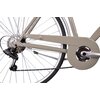 Rower miejski MBM 828 Central 6B M20 28 cali męski Khaki Wyposażenie Błotniki