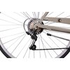 Rower miejski MBM 828 Central 6B M21 28 cali męski Khaki Wyposażenie Dzwonek