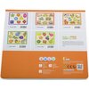 Na zdjęciu znajduje się opakowanie puzzli z sześcioma różnymi zestawami, każdy z unikalnym wzorem i numerem produktu, takimi jak 50015, 50016, 50017, 50019, 50020. Widoczny jest tekst "PLAY with VIGA LEARN from FUN" oraz logo VIGA, a także informacje o be