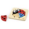 Puzzle VIGA Pierwsze puzzle maluszka Biedronka 50168 (4 elementy) Rodzaj Drewniane