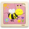 Puzzle VIGA Na podkładce Pszczółka 50138 (4 elementy) Typ Drewniane