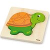 Puzzle drewniane VIGA Pierwsze puzzle maluszka Żółwik 59933 Seria Pierwsze puzzle maluszka