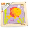 Puzzle VIGA Na podkładce: Rybka 50144 (4 elementy) Seria Puzzle na podkładce