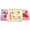 Puzzle VIGA Na podkładce: Krab 50146 (4 elementy) Seria Puzzle na podkładce