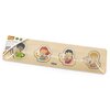 Puzzle VIGA Pierwsze puzzle z uchwytami Kolory skóry 44536 (4 elementy)