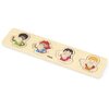 Puzzle VIGA Pierwsze puzzle z uchwytami Kolory skóry 44536 (4 elementy) Rodzaj Drewniane