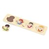 Puzzle VIGA Pierwsze puzzle z uchwytami Kolory skóry 44536 (4 elementy) Tematyka Postacie