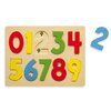 Puzzle VIGA Na podkładce: Cyferki 58545 (10 elementów) Rodzaj Drewniane