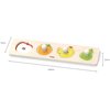 Puzzle VIGA Pierwsze puzzle z uchwytami: Owoce 44531 (4 elementy) Seria Pierwsze puzzle z uchwytami