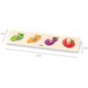 Puzzle VIGA Pierwsze puzzle z uchwytami: Warzywa 44532 (4 elementy) Seria Pierwsze puzzle z uchwytami