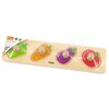 Puzzle VIGA Pierwsze puzzle z uchwytami: Warzywa 44532 (4 elementy) Rodzaj Drewniane