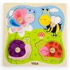 Puzzle VIGA Na podkładce: Owady 50131 (4 elementy)