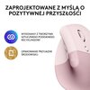 Mysz LOGITECH Lift Różowy Interfejs Bluetooth