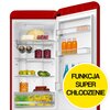 Lodówka AMICA FK3495.3FRAA Retro No frost 186.5cm Czerwony Bezszronowa (No Frost) Pełny No Frost