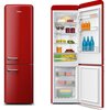 Lodówka AMICA FK3495.3FRAA Retro No frost 186.5cm Czerwony Wyświetlacz Brak