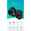 Smartwatch MIBRO Lite Czarny Wykonanie paska Silikon