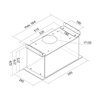 Okap AFRELLI AW-5 Ruffi Classic 60 Biały 428m3/h 65dB klasa D Filtr przeciwtłuszczowy Aluminiowy