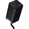 Ładowarka sieciowa BASEUS GaN3 Pro 65W + kabel USB-C - USB-C Czarny Rodzaj złącza USB - 2 szt.
