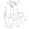 Okap AFRELLI AW-6 Nano Pro 60 Biały 428m3/h 65dB klasa D Szerokość [cm] 60