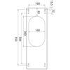Okap AFRELLI AW-3 Aria Classic 40 Czarny mat 428m3/h 65dB klasa D Szerokość [cm] 40
