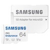 Karta pamięci SAMSUNG Pro Endurance microSDXC 64GB + Adapter