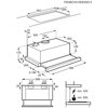 Okap ELECTROLUX LFP326FW Biały 410m3/h 69dB klasa C Szerokość [cm] 59.8