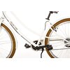 Rower miejski z koszykiem GOETZE Cruiser S7B 28 cali Biały Przerzutka tylna marka Shimano Tourney