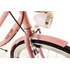 Rower miejski z koszykiem GOETZE Cruiser S7B 28 cali Różowy Waga [kg] 16