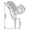 Lampa solarna NEO 99-085 Głębokość [mm] 120