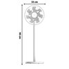 Wentylator XIAOMI Mi Smart Standing Fan 2 Pro Zasilanie Akumulatorowe
