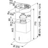 Okap FRANKE Tube FTU Plus 3707 I WH Biały Szerokość [cm] 37