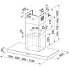 Okap FRANKE Format FDF EV8 90 XS Stal szlachetna 610m3/h 66dB klasa B Szerokość [cm] 89.8