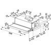 Okap FRANKE Telescopic FTC 601 BK GL 110.0439.279 Czarne szkło Szerokość [cm] 59.8