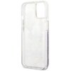 Etui GUESS Flower Liquid Glitter do Apple iPhone 13 Mini Fioletowy Gwarancja 24 miesiące