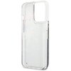 Etui GUESS Flower Liquid Glitter do Apple iPhone 13 Pro Niebieski Gwarancja 24 miesiące