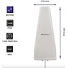 Antena QOLTEC 57032 Zewnętrzna, Dookólna Szerokość [mm] 210