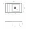 U Zlewozmywak DEANTE Bolero ZHB 0113 Satyna Komora 1 400 x 400 x 220 mm