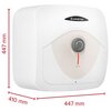 Bojler elektryczny ARISTON Dune RS 30 3100856 30 l Nadumywalkowy Szerokość [mm] 447